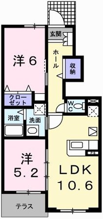 クール・ヴィヴァーチェＣの物件間取画像